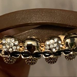 Multi brown skull Bracelet